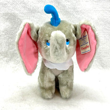 Vintage 1980s Disneyland Walt Disney World Dumbo Elephant Small Plush Korea