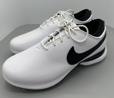 Nike Air Zoom Victory Tour 2 Men\'s Golf Shoe DJ6569-100 White Black Size 6 NEW Nike Air Zoom Victory Tour 2 White Black Golf Shoes  main image 2