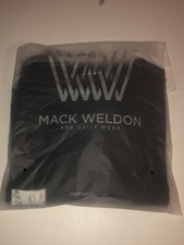 NIB Mack Weldon ACE Crew Neck Sweatshirt Women Sz Small True Black Pullover