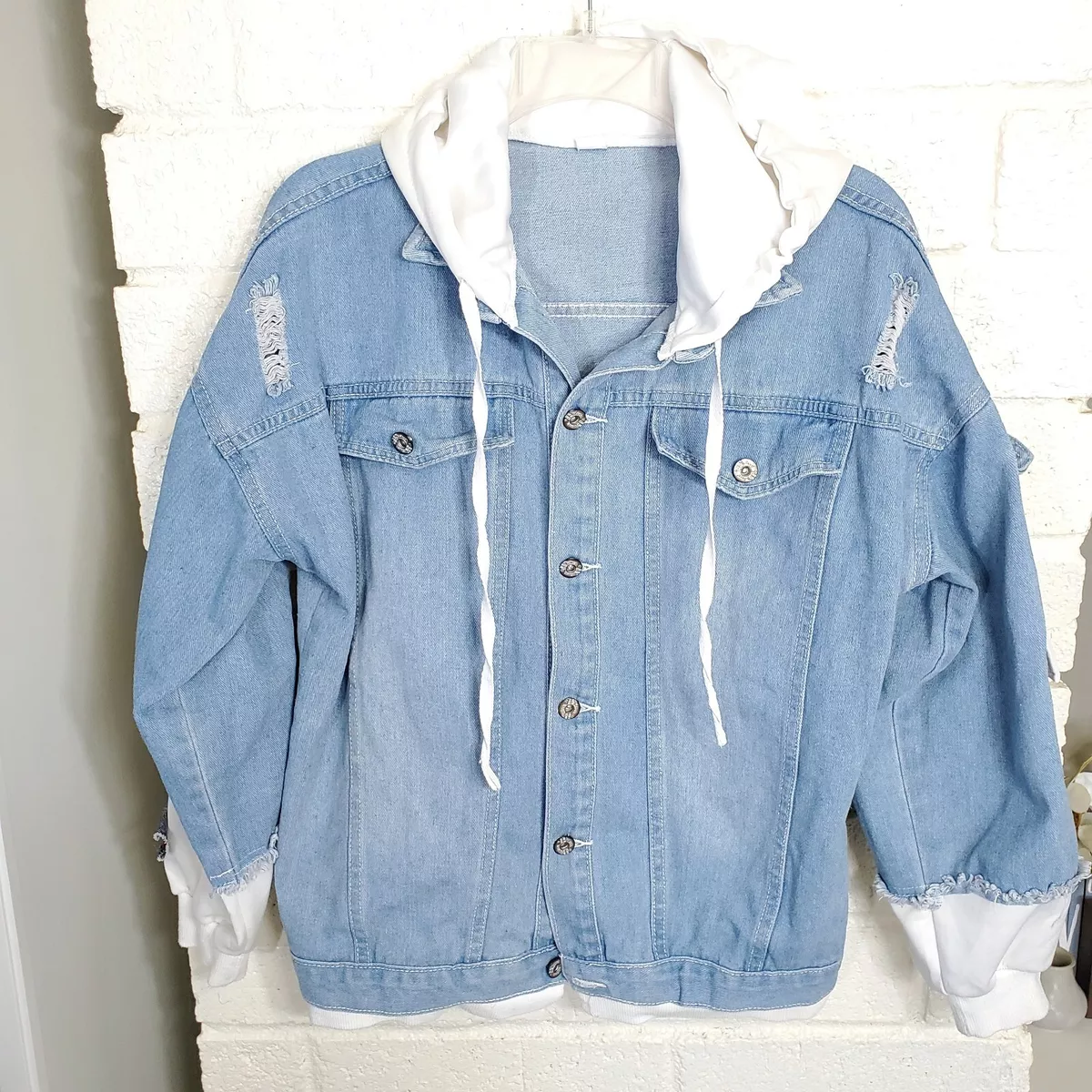 Banana Fish Anime Denim Jacket Unisex Size Medium Hoodie Ash Lynx Okumura Eiji