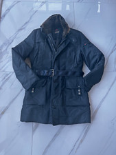 Peutery Coat blueblack nylon down Large 52