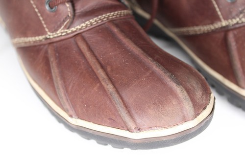 LL Bean Women's 9 1/2 Boots Bar Harbor TEK Brown Leather Duck Co Waterproof - Picture 3 of 23