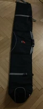 ATHALON  Single Black Padded Ski Bag 5ft 11 Inches Or 180 Cm Length