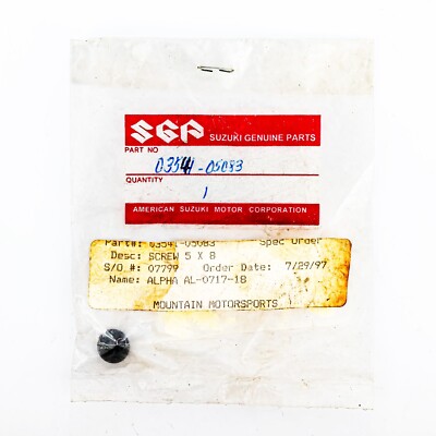 03541-05083] GENUINE SUZUKI - SCREW (6 ea.) | eBay