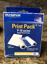 Olympus Camedia Print Pack P-10 Series 40 Prints 4" x 6" New FREE SHIPPING