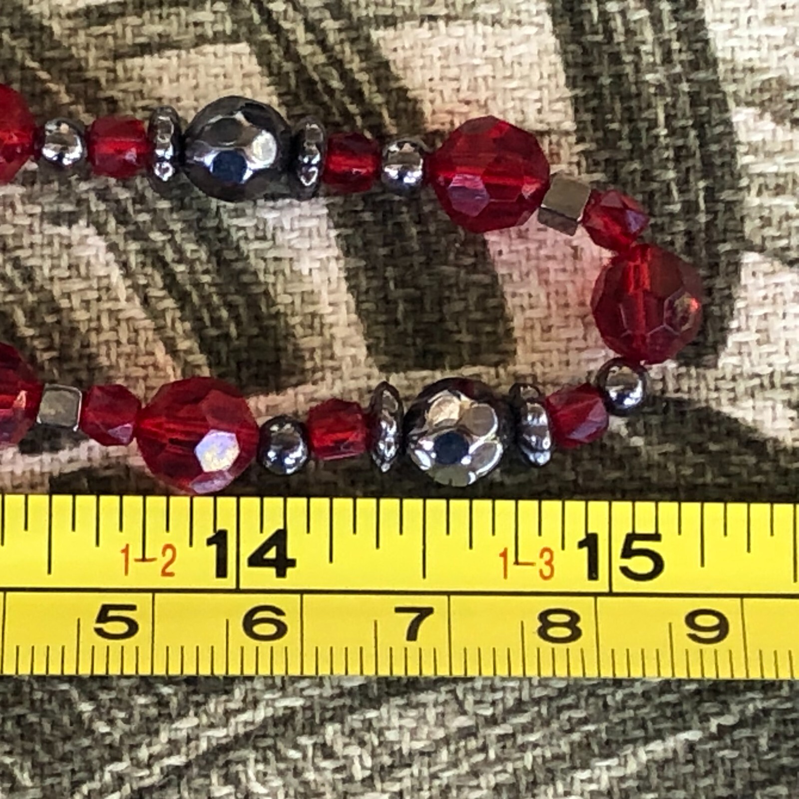 Cookie Lee Adjustable Versatile Tie Necklace Red … - image 10