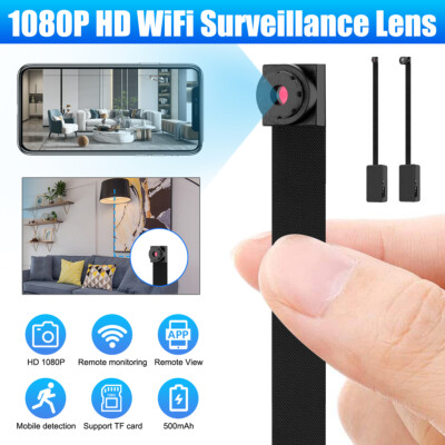 HD 1080P Mini Camera Video Recorder Home Security WiFi Wireless Camera w/Battery