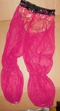 NWOT harem pants w/ Gold foil attached trunks Rasberry La Bayadere ch/adults