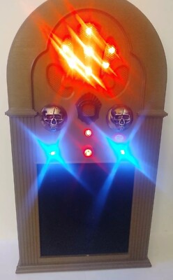 Rubies Halloween Skulls Radio Talks Stories Face Moves LightUp Horror Prop Decor