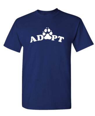 ADOPT PETS - Unisex Cotton T-Shirt Tee Shirt