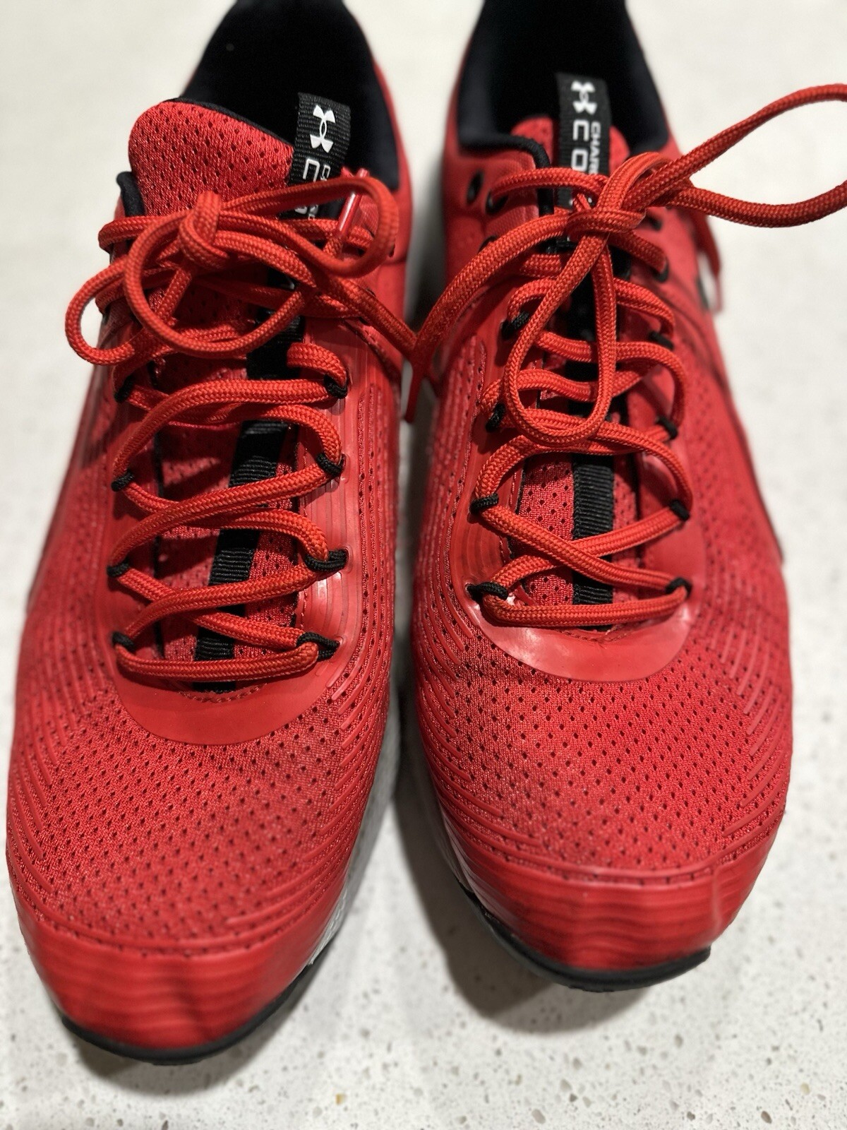 Size 12 - Under Armour Charged Commit TR 3 Red Ha… - image 1