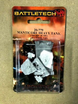Battletech Miniatures - Manticore Heavy Tank (2) - 20-779 - Iron Wind Metals