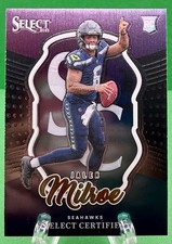 2025 Panini Select - Select Certified Rookies Jalen Milroe #13 (RC) Seahawks