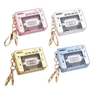 Old School Radio Keychain Unique Retro Pieces Accessory for Collectors
