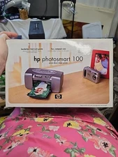 HP Photosmart 100 Photo-Direct Inkjet Printer New Opened Box Compact 4x6 USB