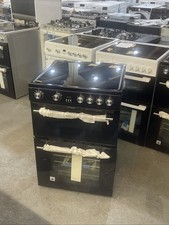 Image of Hisense HDE3211BBUK 60cm Free Standing Electric Cooker with Ceramic Hob Black