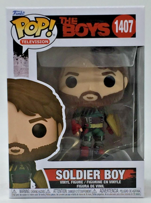 Funko Pop! The Boys Television Soldier Boy #1407 W/Protector | eBay