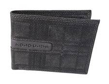 Portafoglio in pelle c/ patta  Uomo Polo Club Antracite 1828-270