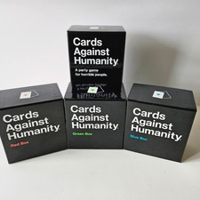 Cards Against Humanity Game  Blue Green  Red Expansion Boxes - Authentic