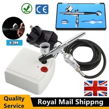Airbrush Compressor Kit Professional Spray Gun Model Paint Tattoo Nail Art DIY