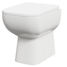 Wholesale Domestic Sirus Back To Wall Toilet Pan with Soft Close Toilet Seat