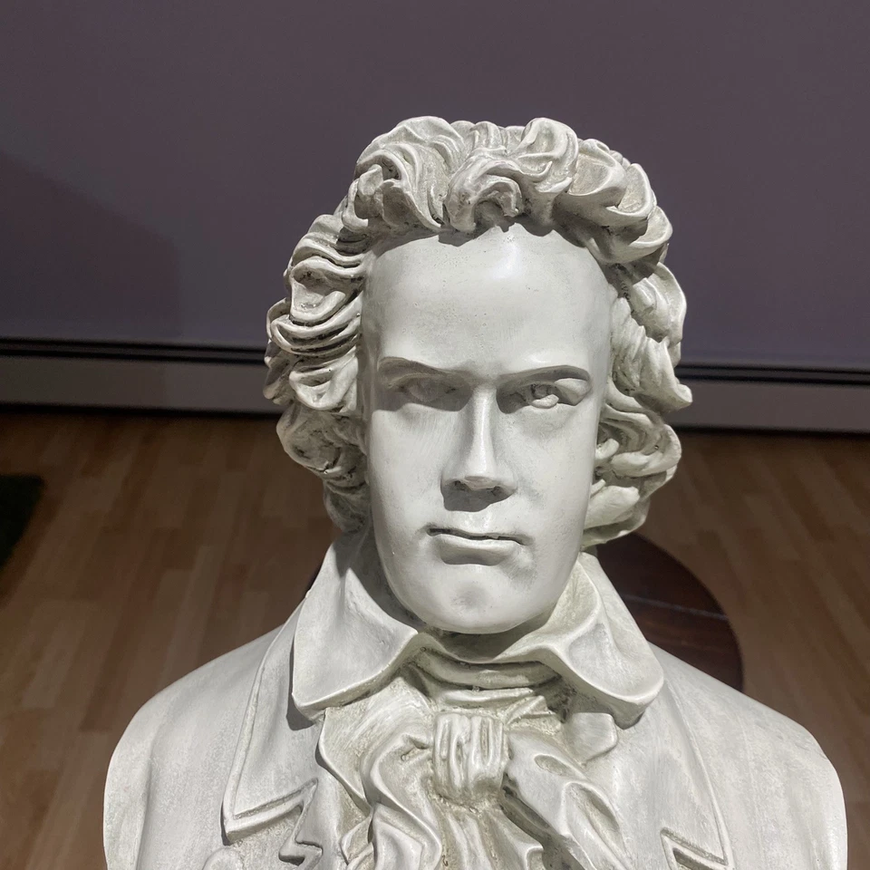 Yeso fundido Beethoven de 17 pulgadas - ¡¡¡excelente fundición!!! ¡¡Ver descripción!!! Foto 3 de 4