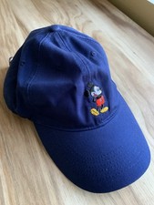 Boys Navy Blue Baseball Hat Cap Ages 3-5Y Embroidered Cartoon Mouse Adjustable