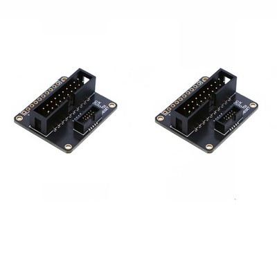 2 PCS JTAG 2x10 2.54mm To SWD 2x5 1.27mm Cable Adapter Breakout Debug Board