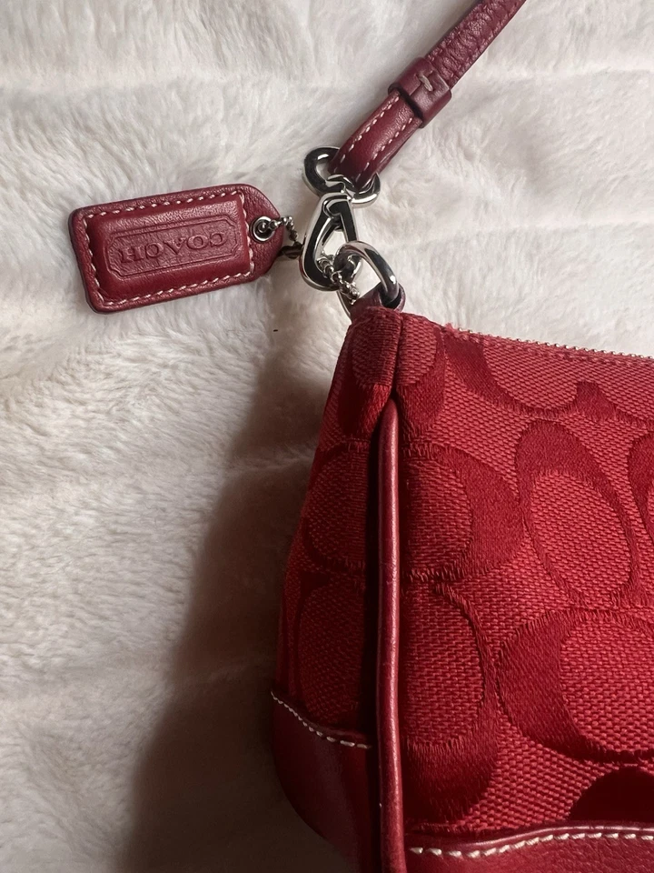 Vintage Y2K COACH Red Demi Shoulder Bag - Image 2 of 4