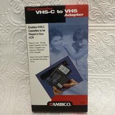 Ambico V-0730 Manual Camcorder VHS-C to VHS Cassette Adapter Open Box