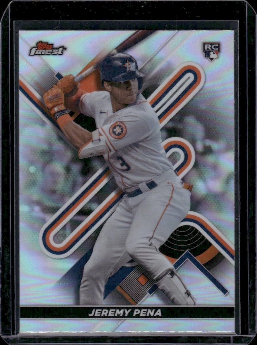 2022 Finest #9 Jeremy Pena Rookie Refractor Houston Astros