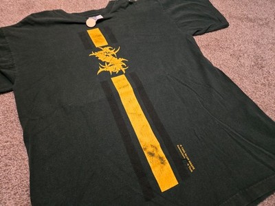 Vintage 1996 Sepultura Roots Shirt Hardcore Thrash Punk Metal Size Large Mark