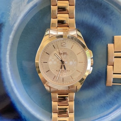 Coach Rose Gold Stainless Steel Women's Bracelet Libby Watch