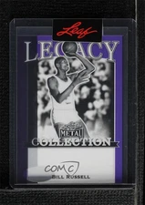 2022-23 Leaf MultiGraphics Metal Legacy Collection 1/1 Bill Russell HOF 0h1