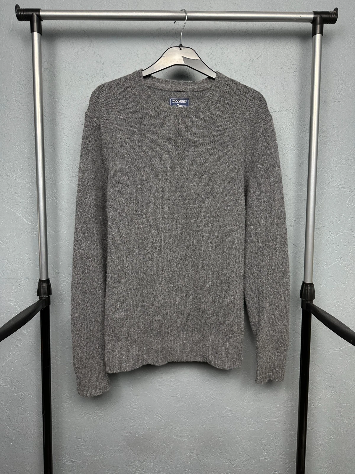 Woolrich Mens Wool Knit Sweater Made in Italy Size M