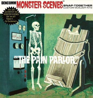 DENCOMM - Monster Scenes S1 - 1:13 Scale Model Kit - The Pain Parlor: 55th Anniv