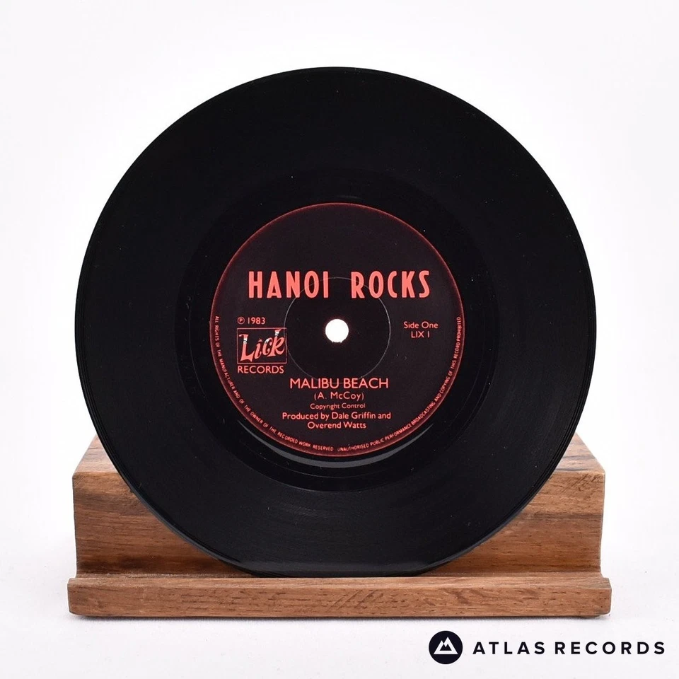 Hanoi Rocks - Malibu Beach - 7" Vinyl Record - VG+/VG+ - Image 4 of 4