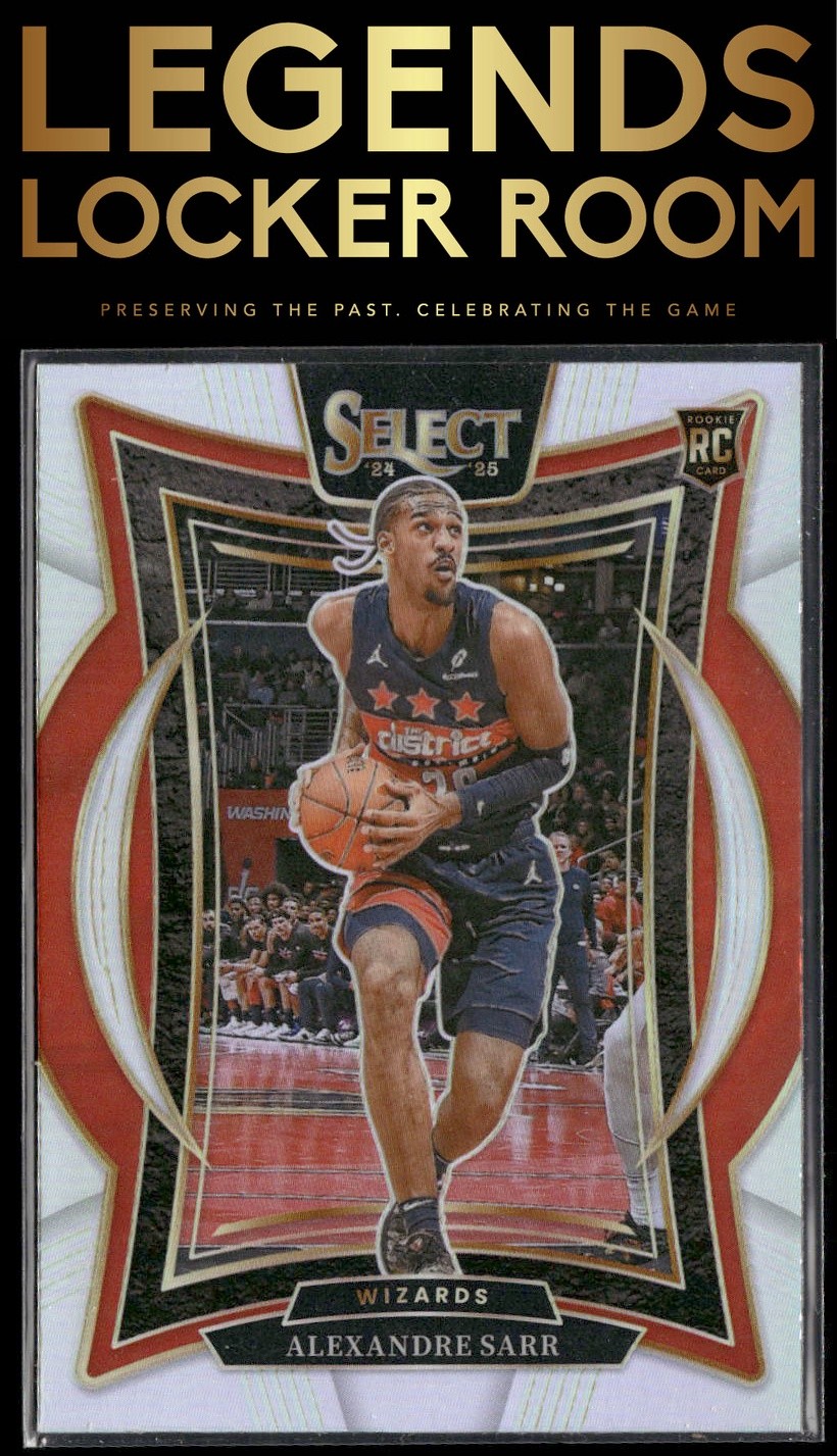 2024-25 Panini Select #73 Alexandre Sarr Silver Prizm