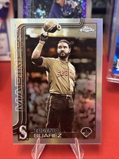 2025 Topps Chrome Update Series - Eugenio Suarez #USC125 Sepia Refractor