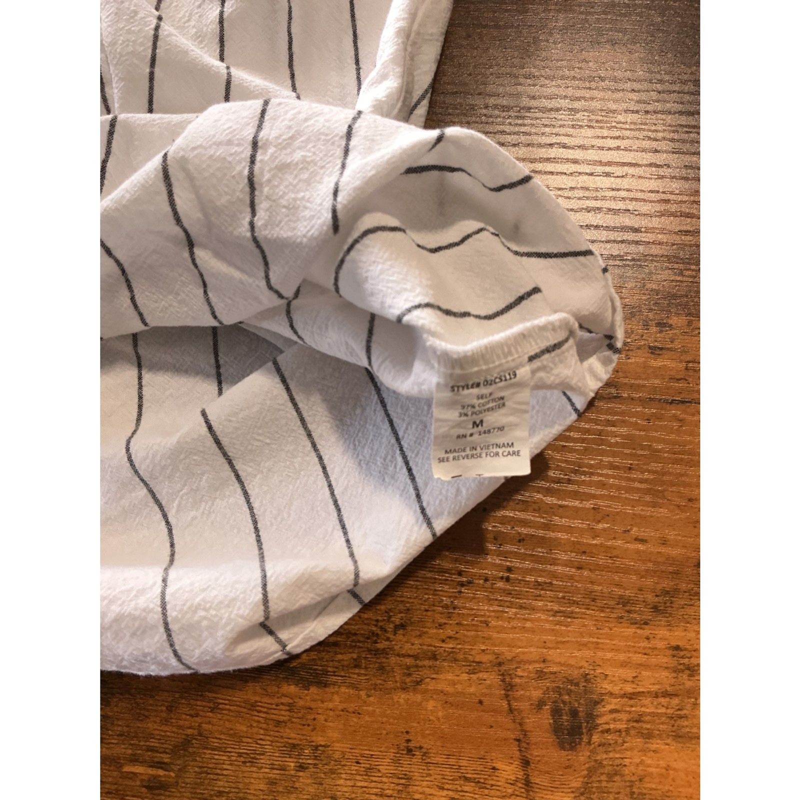 Sienna Sky Elastic Stretch White Stripes Girls Medium Skirt ,Cotton Mix Size 6 image 6