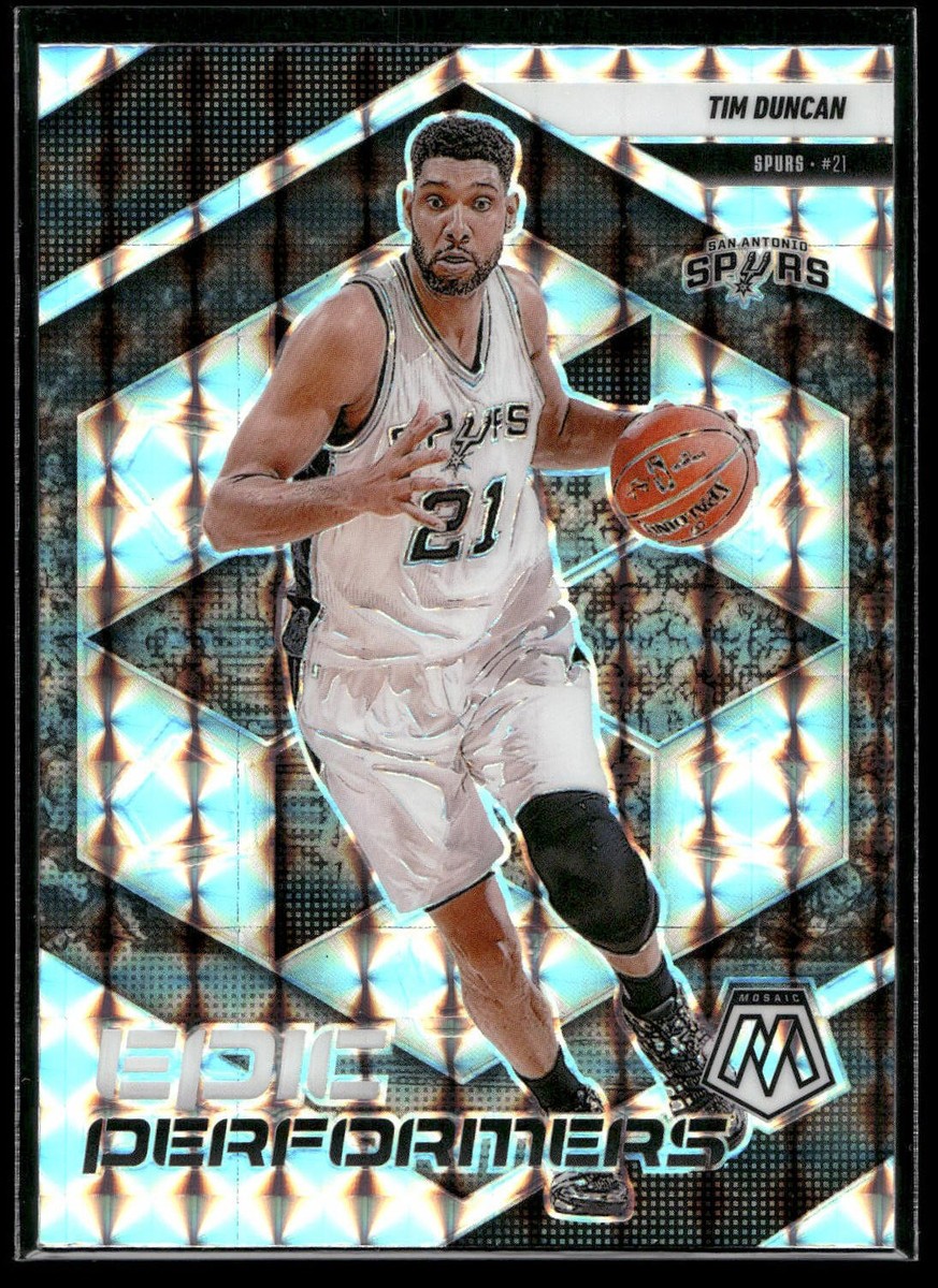 2024-25 Mosaic Tim Duncan EPIC PERFORMERS SILVER MOSAIC PRIZM SP