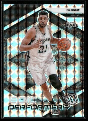 2024-25 Mosaic Tim Duncan EPIC PERFORMERS SILVER MOSAIC PRIZM SP