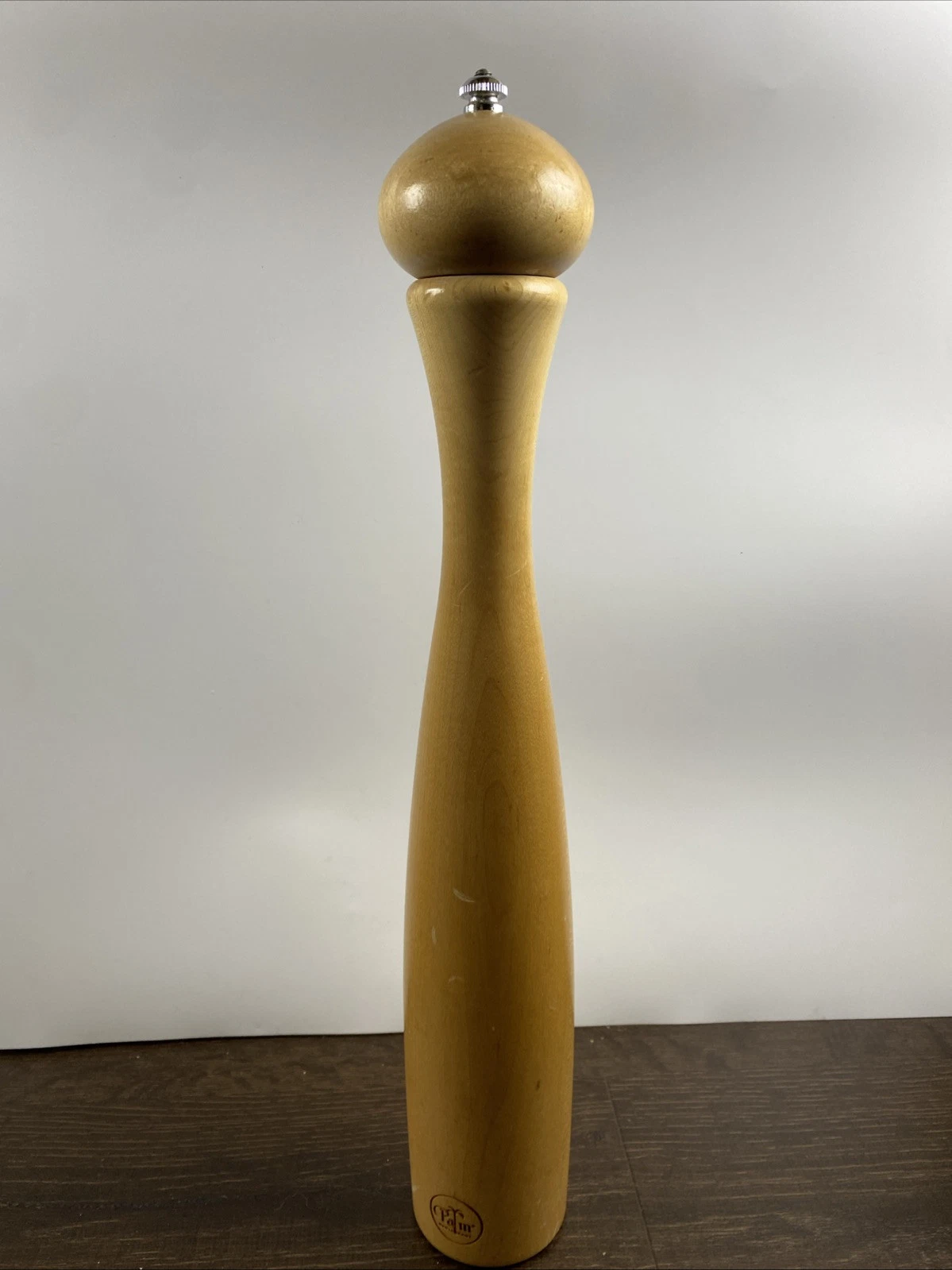 RARE! The Palm Restaurant Steakhouse 17.5" Tall Salt Or Pepper Grinder Mill