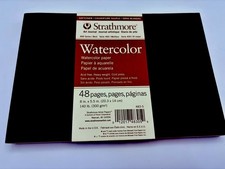 Strathmore 483-5 série 400 aquarelle papier art journal 48 pages 8 x 5,5 140 lb 