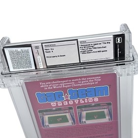 New NES Tag Team Wrestling WATA 9.4 Factory Sealed Graded Nintendo Game 3-Screw