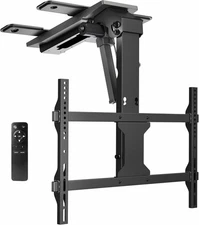 Electric Flip Down Ceiling TV Mount for 37 To 70 Inch Screens Holds Up To 99 Lbs