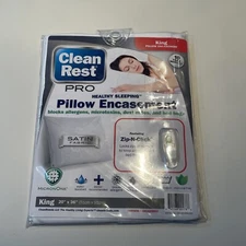Clean Rest Pro Pillow Encasement King Size 20” X 36” Healthy Sleeping 