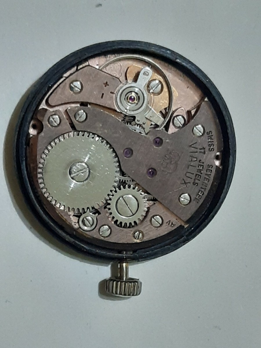 FHF ST 96 (VIALUX) HAND WIND WATCH MOVEMENT SWISS BALANCE OK FOR PARTS OR  REPAIR