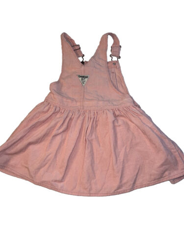 Girls Pink OSHKOSH Corduroy Jumper Dress ~ USA Ma… - image 1