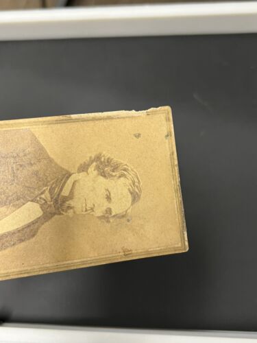 CIVIL WAR CONFEDERATE PRESIDENT JEFFERSON DAVIS 1862 BRADY NEG. CDV PHOTO - Picture 5 of 6